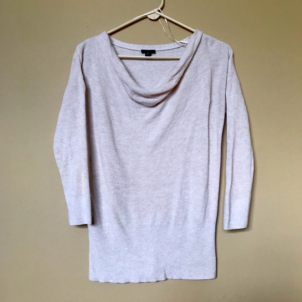 🔸Ann Taylor Cream Cowl Neck Sweater🔸